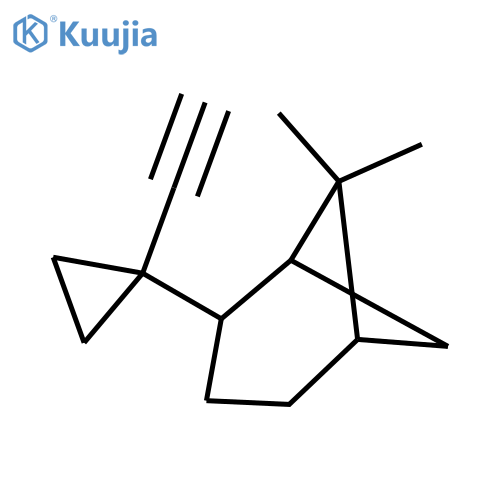 2-(1-ethynylcyclopropyl)-6,6-dimethylbicyclo3.1.1heptane structure