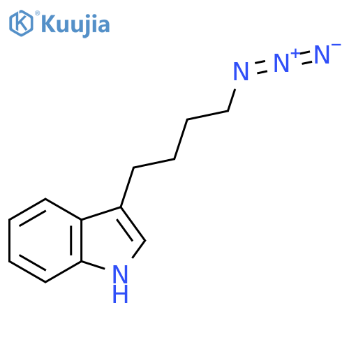 3-(4-azidobutyl)-1H-indole structure