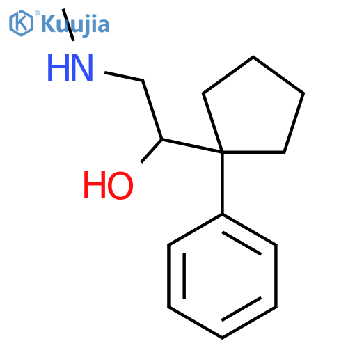 2-(methylamino)-1-(1-phenylcyclopentyl)ethan-1-ol structure