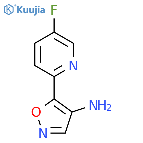 5-(5-fluoropyridin-2-yl)-1,2-oxazol-4-amine structure