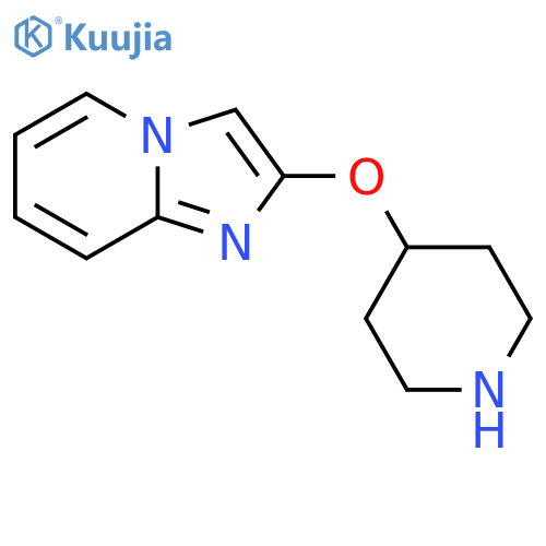 4-{imidazo1,2-apyridin-2-yloxy}piperidine structure