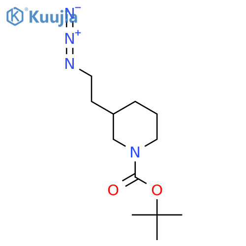 tert-butyl 3-(2-azidoethyl)piperidine-1-carboxylate structure