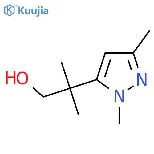 2-(1,3-dimethyl-1H-pyrazol-5-yl)-2-methylpropan-1-ol structure