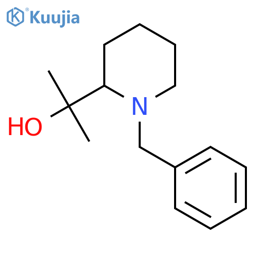 2-(1-benzylpiperidin-2-yl)propan-2-ol structure