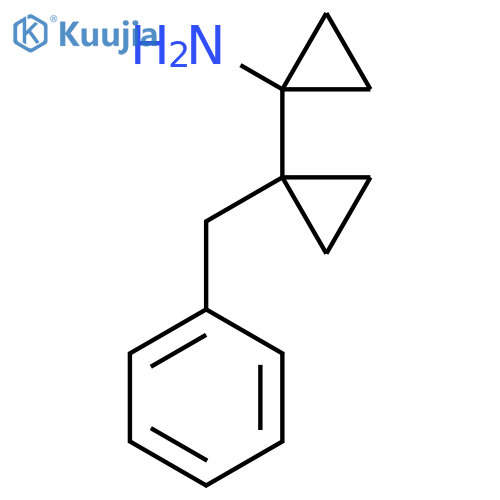 1-(1-benzylcyclopropyl)cyclopropan-1-amine structure