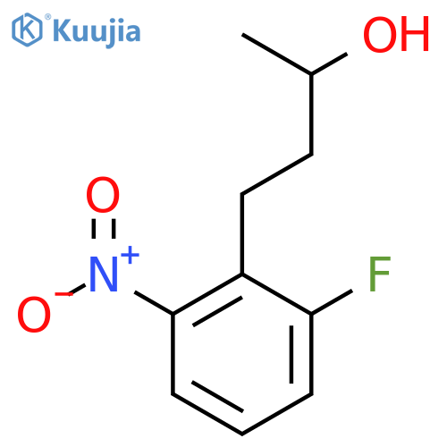 4-(2-fluoro-6-nitrophenyl)butan-2-ol structure