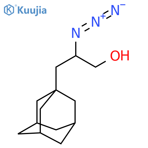 3-(adamantan-1-yl)-2-azidopropan-1-ol structure