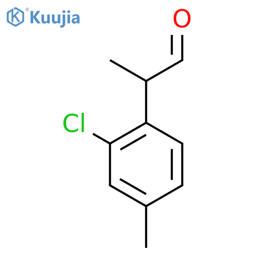 2-(2-chloro-4-methylphenyl)propanal structure