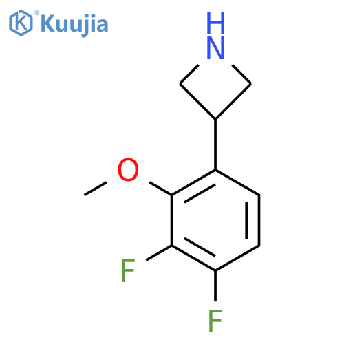 3-(3,4-difluoro-2-methoxyphenyl)azetidine structure