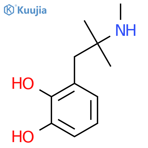3-2-methyl-2-(methylamino)propylbenzene-1,2-diol structure