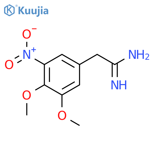 2-(3,4-dimethoxy-5-nitrophenyl)ethanimidamide structure