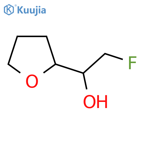 2-fluoro-1-(oxolan-2-yl)ethan-1-ol structure