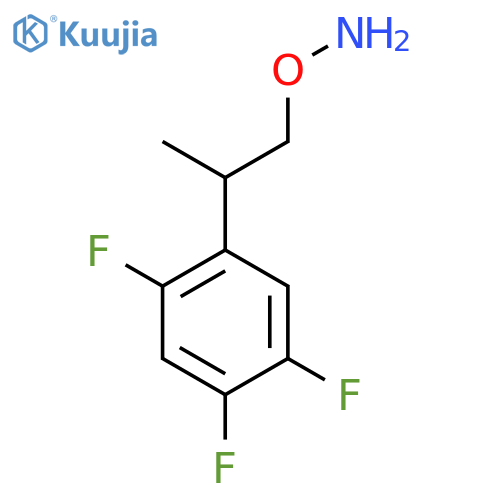 O-2-(2,4,5-trifluorophenyl)propylhydroxylamine structure