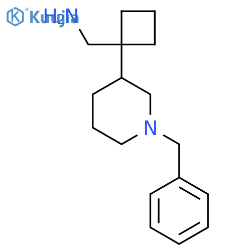 1-(1-benzylpiperidin-3-yl)cyclobutylmethanamine structure