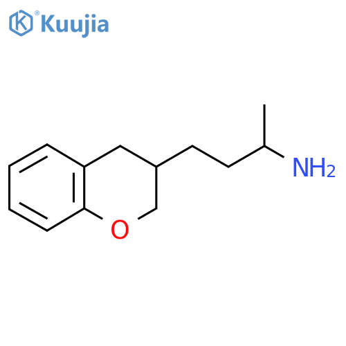 4-(3,4-dihydro-2H-1-benzopyran-3-yl)butan-2-amine structure
