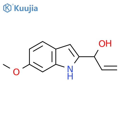 1-(6-methoxy-1H-indol-2-yl)prop-2-en-1-ol structure