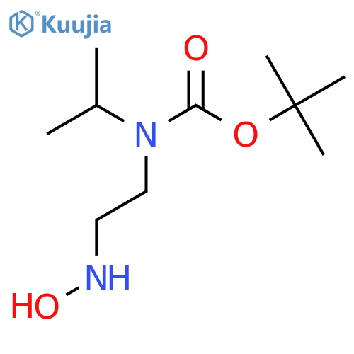 tert-butyl N-2-(hydroxyamino)ethyl-N-(propan-2-yl)carbamate structure