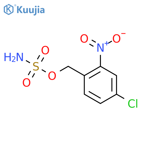 (4-chloro-2-nitrophenyl)methyl sulfamate structure