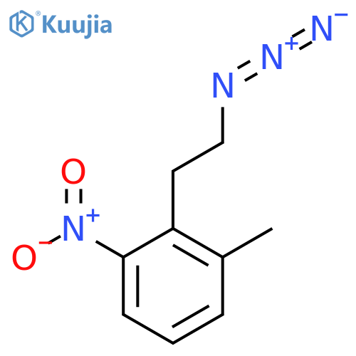 2-(2-azidoethyl)-1-methyl-3-nitrobenzene structure