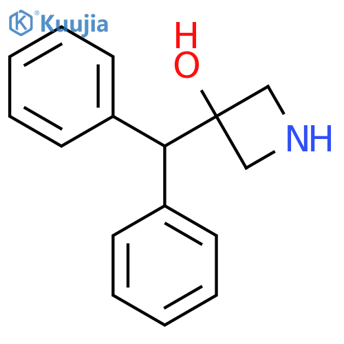 3-(diphenylmethyl)azetidin-3-ol structure