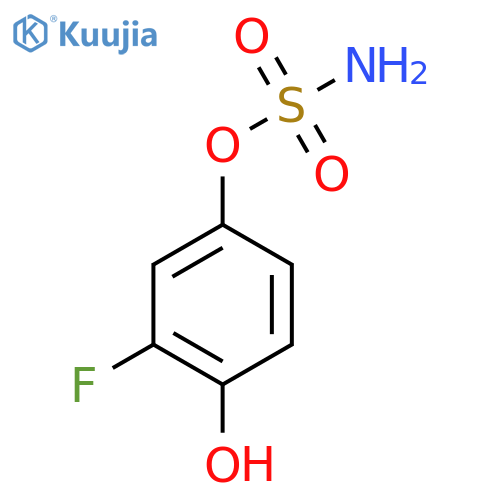 3-fluoro-4-hydroxyphenyl sulfamate structure