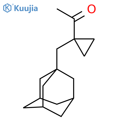 1-{1-(adamantan-1-yl)methylcyclopropyl}ethan-1-one structure