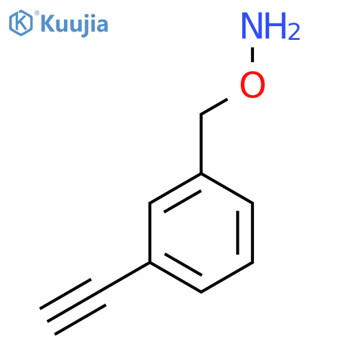 O-(3-ethynylphenyl)methylhydroxylamine structure