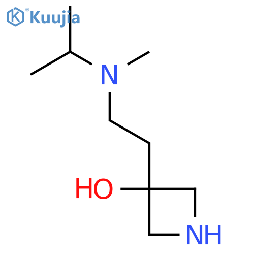 3-{2-methyl(propan-2-yl)aminoethyl}azetidin-3-ol structure
