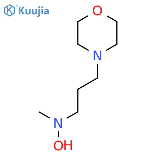 N-methyl-N-3-(morpholin-4-yl)propylhydroxylamine structure