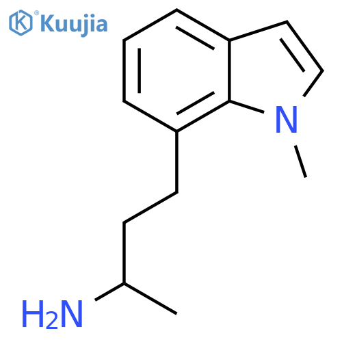 4-(1-methyl-1H-indol-7-yl)butan-2-amine structure