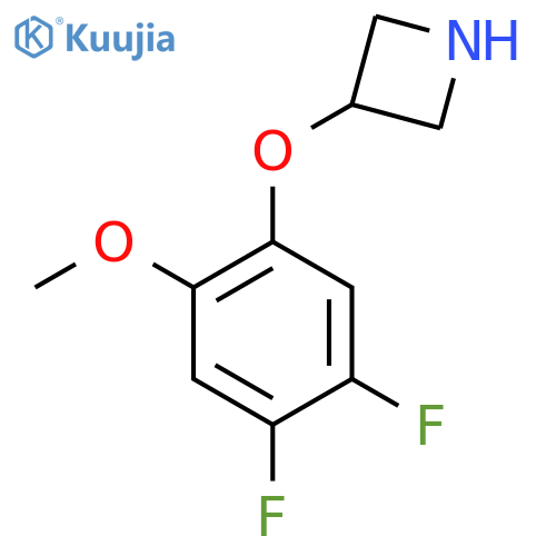 3-(4,5-difluoro-2-methoxyphenoxy)azetidine structure