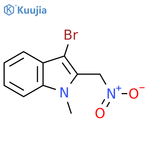 3-bromo-1-methyl-2-(nitromethyl)-1H-indole structure