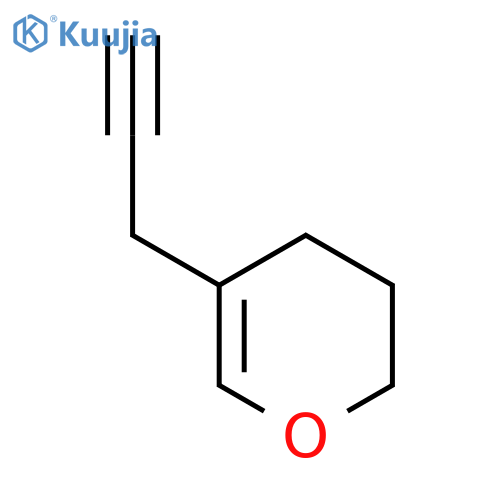5-(prop-2-yn-1-yl)-3,4-dihydro-2H-pyran structure