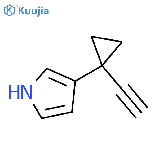 3-(1-ethynylcyclopropyl)-1H-pyrrole structure