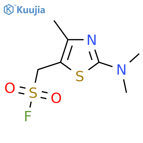 2-(dimethylamino)-4-methyl-1,3-thiazol-5-ylmethanesulfonyl fluoride structure