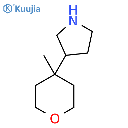 3-(4-methyloxan-4-yl)pyrrolidine structure