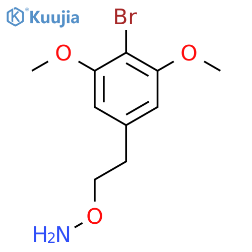 O-2-(4-bromo-3,5-dimethoxyphenyl)ethylhydroxylamine structure