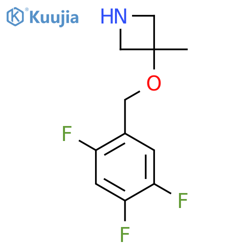 3-methyl-3-(2,4,5-trifluorophenyl)methoxyazetidine structure
