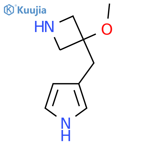 3-(3-methoxyazetidin-3-yl)methyl-1H-pyrrole structure