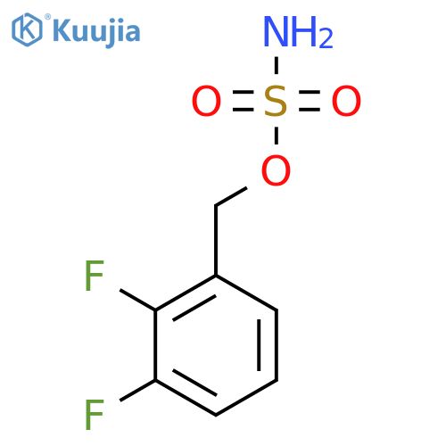(2,3-difluorophenyl)methyl sulfamate structure