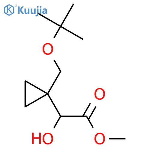 methyl 2-{1-(tert-butoxy)methylcyclopropyl}-2-hydroxyacetate structure