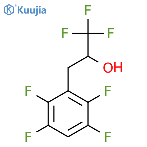1,1,1-trifluoro-3-(2,3,5,6-tetrafluorophenyl)propan-2-ol structure
