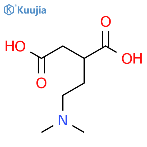 2-2-(dimethylamino)ethylbutanedioic acid structure