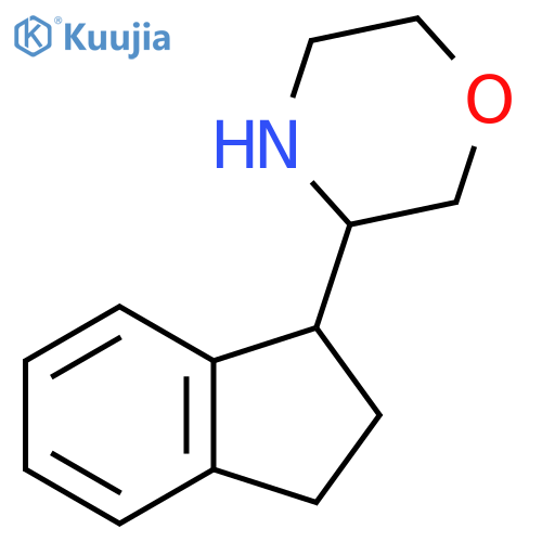 3-(2,3-dihydro-1H-inden-1-yl)morpholine structure