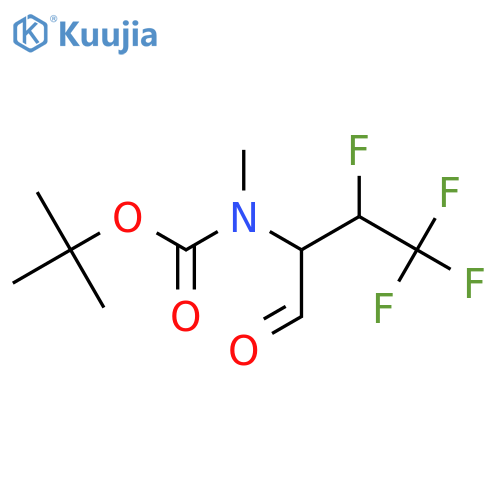 tert-butyl N-methyl-N-(3,4,4,4-tetrafluoro-1-oxobutan-2-yl)carbamate structure