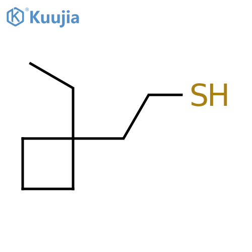 2-(1-ethylcyclobutyl)ethane-1-thiol structure