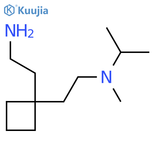 2-(1-{2-methyl(propan-2-yl)aminoethyl}cyclobutyl)ethan-1-amine structure