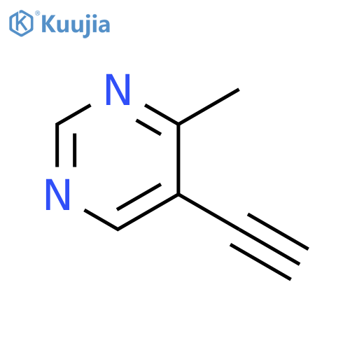 5-Ethynyl-4-methylpyrimidine structure