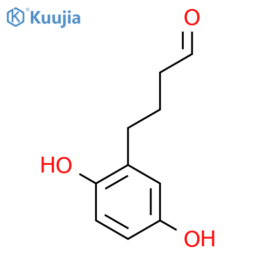 4-(2,5-dihydroxyphenyl)butanal structure