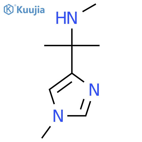 methyl2-(1-methyl-1H-imidazol-4-yl)propan-2-ylamine structure